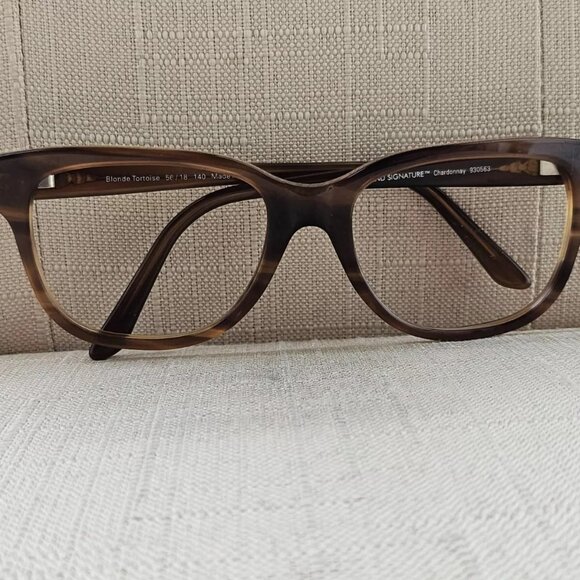 Kirkland Signature Eyeglasses/Sunglasses Frame CHARDONNAY Blonde Tortoise Italy - Picture 3 of 11